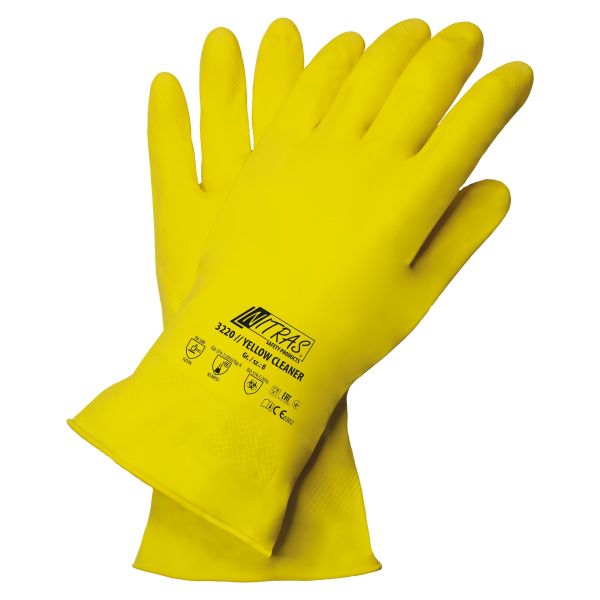 NITRAS YELLOW CLEANER Chemikalienschutzhandschuhe