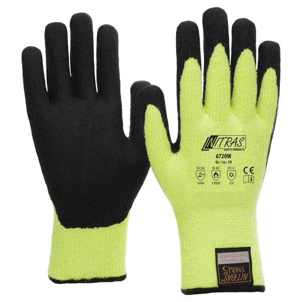 NITRAS TAEKI WINTER CUT Schnittschutzhandschuhe