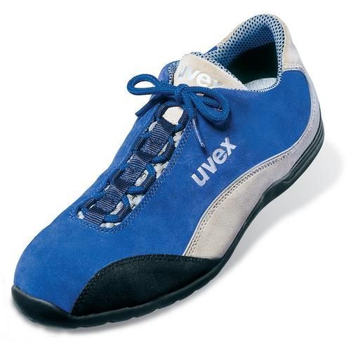 Halbschuh, UVEX Modell 9495/9, blau/weiß, Weite 11