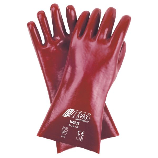 NITRAS PVC-Handschuhe, Baumwoll-Trikot