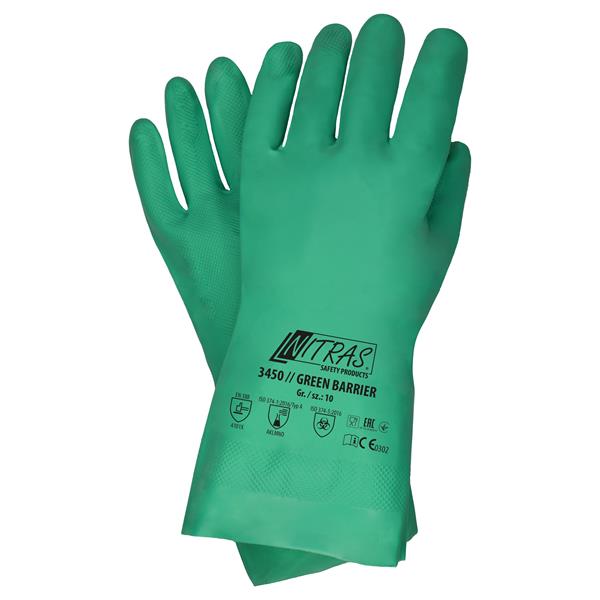 NITRAS GREEN BARRIER Chemikalienschutzhandschuhe