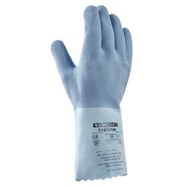 Chemikalienschutzhandschuhe NATURLATEX, GERAUT TeXXor Modell 2250