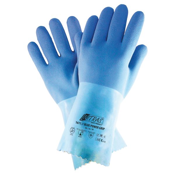 NITRAS BLUE POWER GRIP, Chemikalienschutzhandschuhe