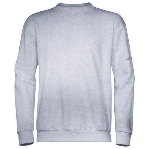 Sweat-Shirt, UVEX Modell 7458, ash-melange