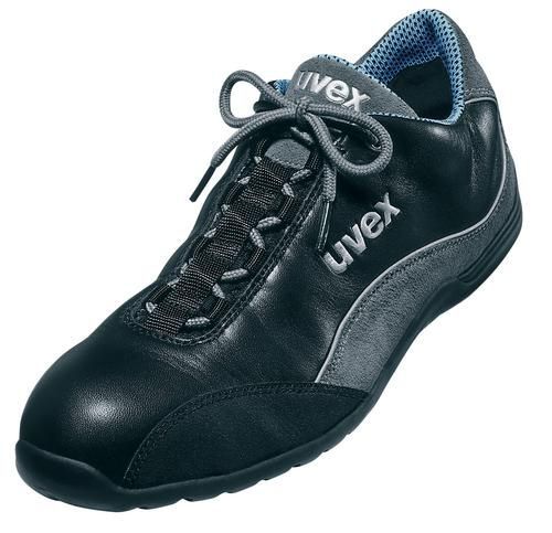 Halbschuh, UVEX Modell 9496/9, schwarz/grau, Weite 11